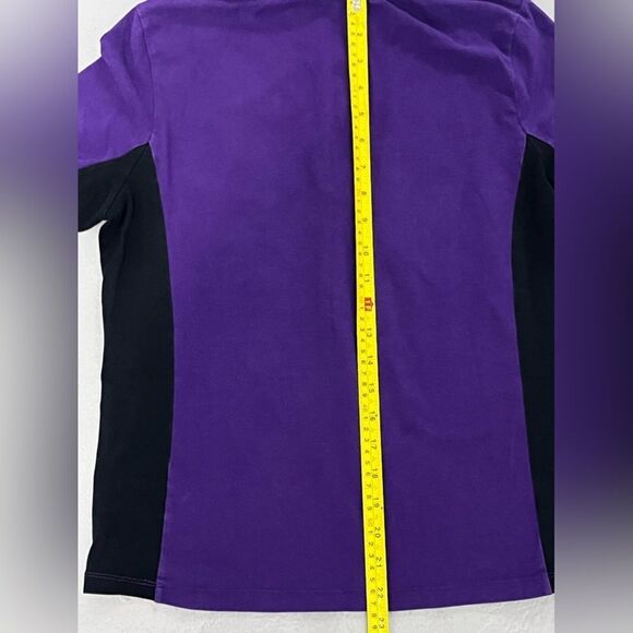 L-RL Lauren Active Ralph Lauren Womens Jacket Purple 1/4 Zipper Size Medium - Picture 7 of 8